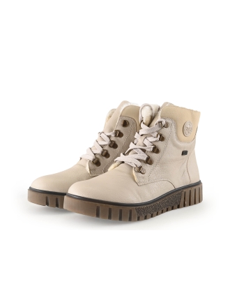 Rieker Veterboots Beige 345523
 Maat 39
 