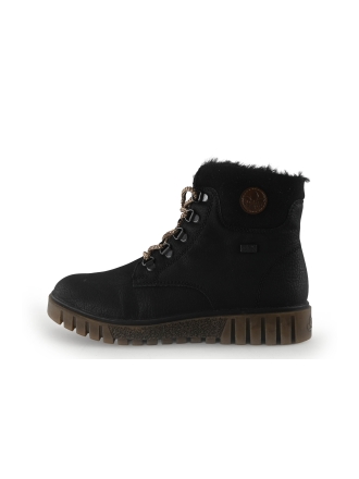 Rieker Veterboots Zwart 345717
 Maat 38
 