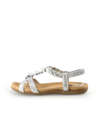 2go Fashion Sandalen Zilver 345888
 Maat 37
 