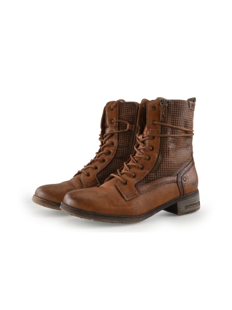Mustang Veterschoenen Cognac 346139
 Maat 40
 