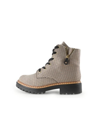 Rieker Veterboots Beige 346727
 Maat 40
 