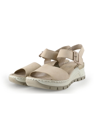 Rieker Sandalen Beige 346992
 Maat 41
 