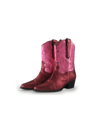 DWRS Cowboy laarzen Roze 347077
 Maat 37
 