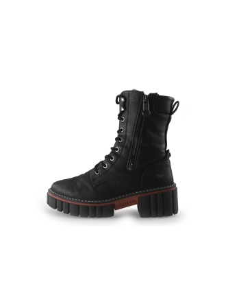 Mustang Veterboots Zwart 347338
 Maat 39
 
