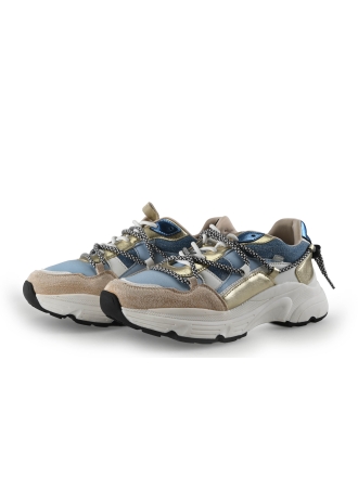 Poelman Sneakers Blauw 347414
 Maat 39
 