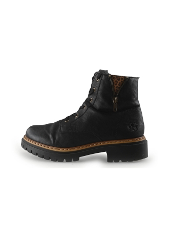 Rieker Veterboots Zwart 347578
 Maat 42
 