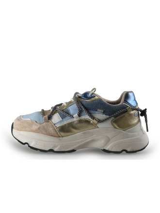 Poelman Sneakers Blauw 347664
 Maat 40
 