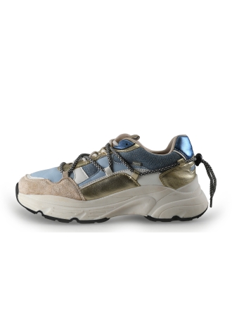 Poelman Sneakers Blauw 347872
 Maat 40
 