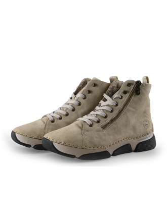 Rieker Veterboots Beige 347965
 Maat 38
 