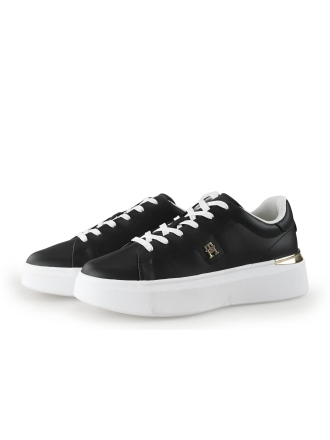 Tommy Hilfiger Sneakers Zwart 348121
 Maat 39
 