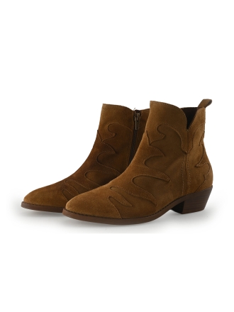 Manfield Cowboy laarzen Beige 348347
 Maat 37
 