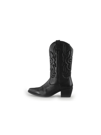 Manfield Cowboy laarzen Zwart 348456
 Maat 41
 