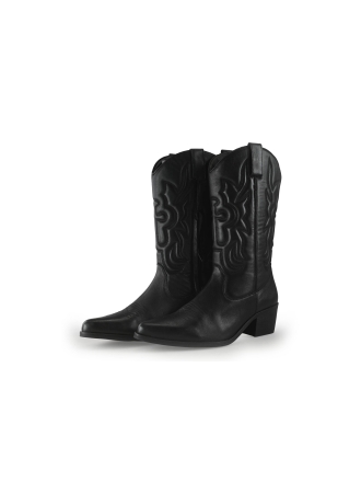 Manfield Cowboy laarzen Zwart 348456
 Maat 41
 