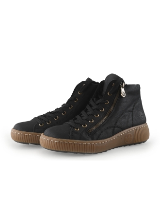 Rieker Hoge sneakers Zwart 348657
 Maat 39
 