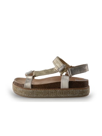 Poelman Sandalen Beige 348713
 Maat 38
 