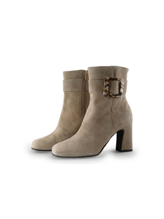 Manfield Enkellaarzen Beige 348808
 Maat 38
 