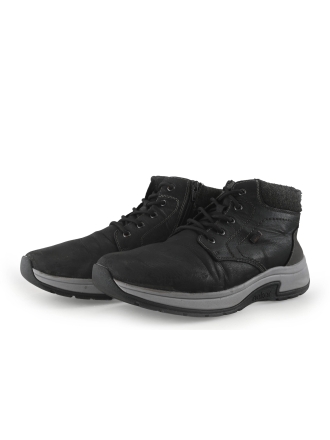 Rieker Veterboots Zwart 349086
 Maat 45
 