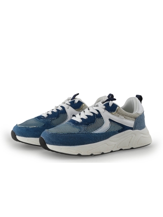 Poelman Sneakers Blauw 349328
 Maat 38
 
