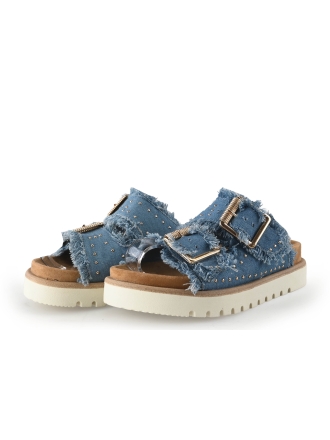 Mustang Slippers Blauw 349337
 Maat 37
 