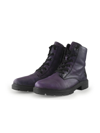 Rieker Veterboots Paars 349532
 Maat 40
 