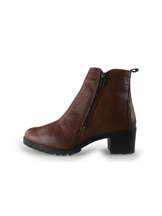 Feyn Enkellaarzen Cognac 349592
 Maat 40
 