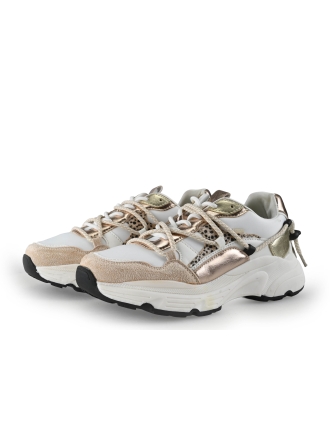 Poelman Sneakers Beige 349890
 Maat 38
 