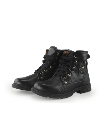 IK-KE Veterboots Zwart 350100
 Maat 30
 