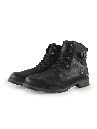 Mustang Veterboots Zwart 350491
 Maat 45
 