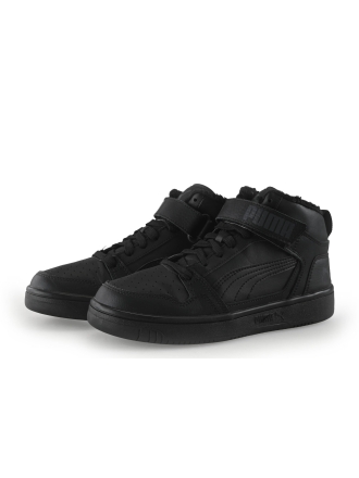 Puma Hoge sneakers Zwart 350518
 Maat 35
 