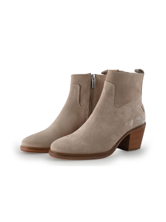 Shabbies Amsterdam Enkellaarzen Beige 350545
 Maat 38
 
