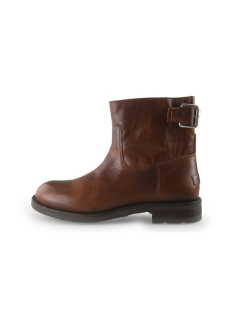 Shabbies Amsterdam Enkellaarzen Cognac 350557
 Maat 42
 