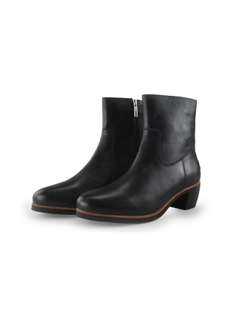 Shabbies Amsterdam Enkellaarzen Zwart 350582
 Maat 42
 