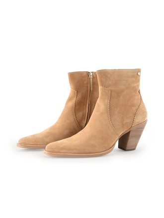 Fred de La Bretoniere Enkellaarzen Beige 350583
 Maat 40
 