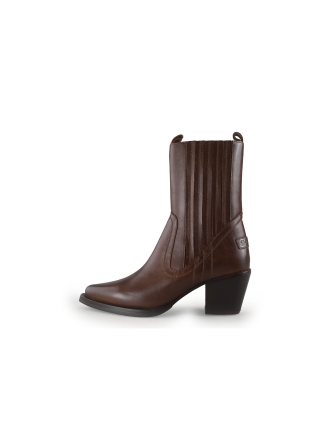 Shabbies Amsterdam Enkellaarzen Bruin 350594
 Maat 39
 