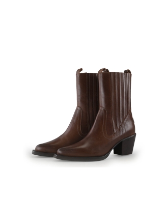 Shabbies Amsterdam Enkellaarzen Bruin 350594
 Maat 39
 