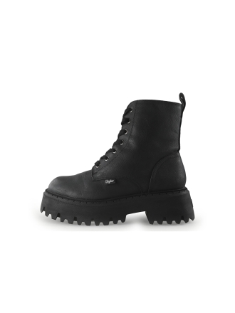 Buffalo Enkellaarzen Zwart 350631
 Maat 40
 