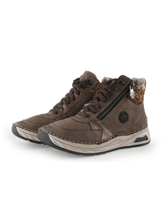 Rieker Veterboots Bruin 350815
 Maat 37
 