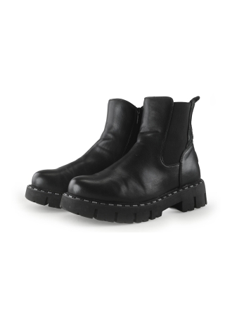 Tom Tailor Chelsea boots Zwart 350845
 Maat 40
 