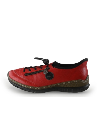 Rieker Sneakers Rood 350910
 Maat 37
 