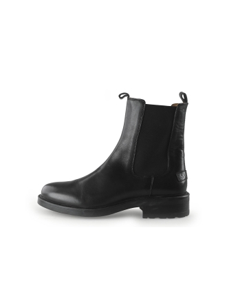 Shabbies Amsterdam Enkellaarzen Zwart 350994
 Maat 40
 