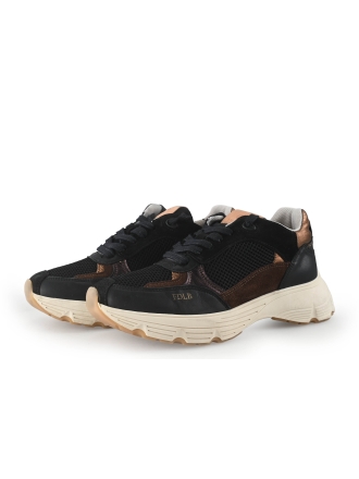 Fred de La Bretoniere Sneakers Zwart 351090
 Maat 39
 