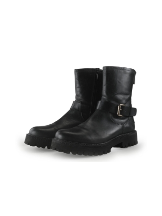 Shabbies Amsterdam Enkellaarzen Zwart 351094
 Maat 39
 