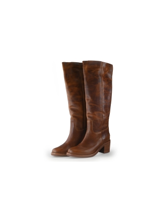 Shabbies Amsterdam Laarzen Cognac 351128
 Maat 42
 