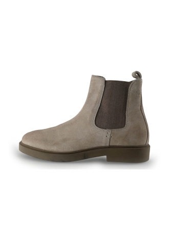 Manfield Chelsea boots Beige 351150
 Maat 43
 