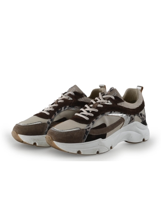 Manfield Sneakers Beige 351153
 Maat 37
 