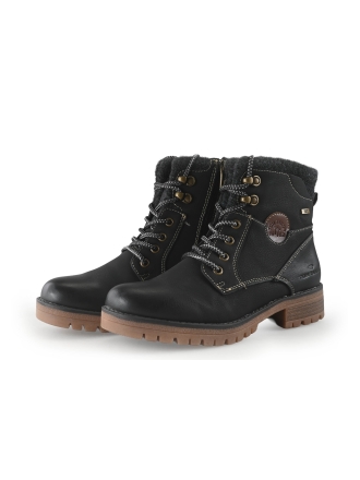 Tom Tailor Veterboots Zwart 351203
 Maat 39
 