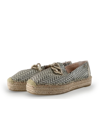 Fred de La Bretoniere Espadrilles Goud 351247
 Maat 40
 