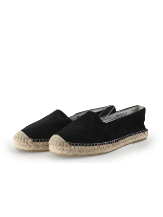 Manfield Espadrilles Zwart 351447
 Maat 38
 