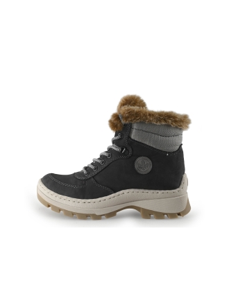 Rieker Veterboots Grijs 351458
 Maat 39
 