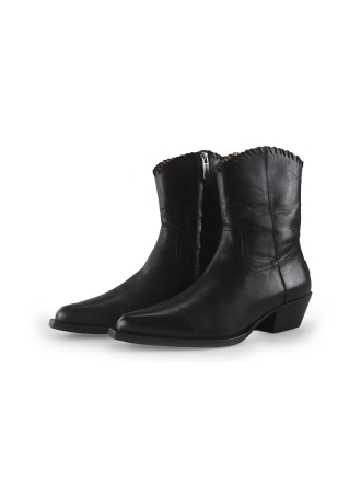 Shabbies Amsterdam Cowboy laarzen Zwart 351464
 Maat 40
 